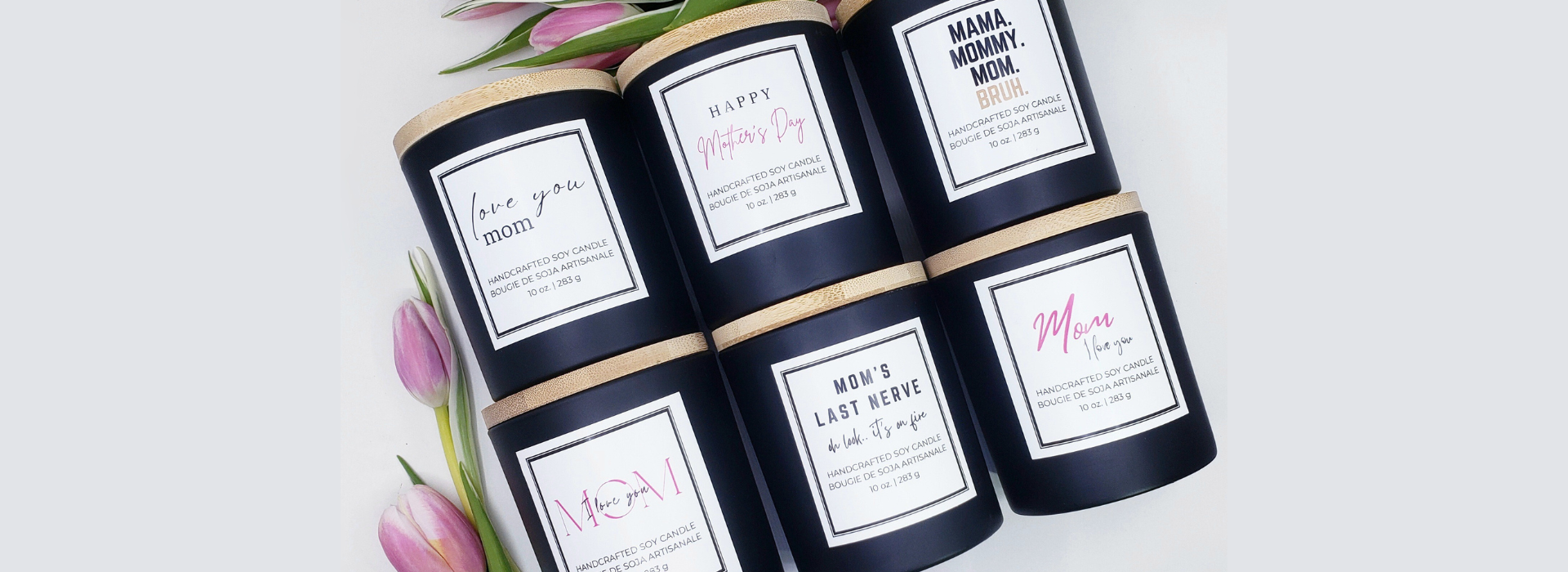 Mother's gift ideas and candles