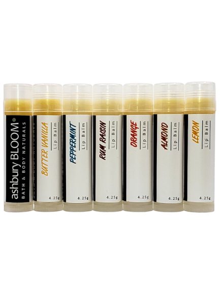 7 Pack of Lip Balm by ashbury BLOOM