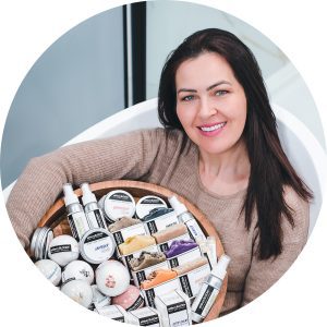 Vira, Founder of ashbury BLOOM, passionate about crafting sustainable bath and body products