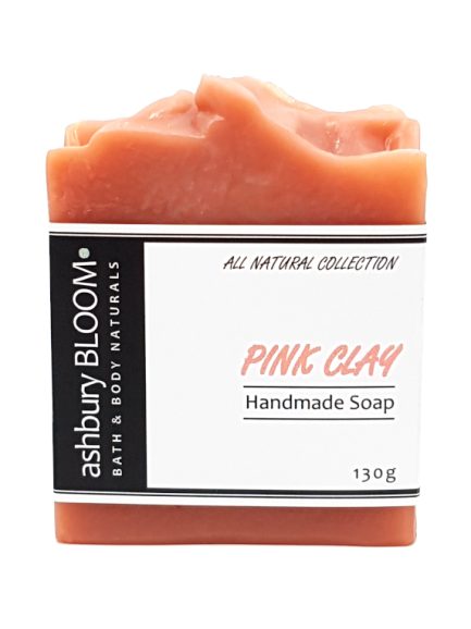 Pink Clay Soap Bar by ashbury BLOOM