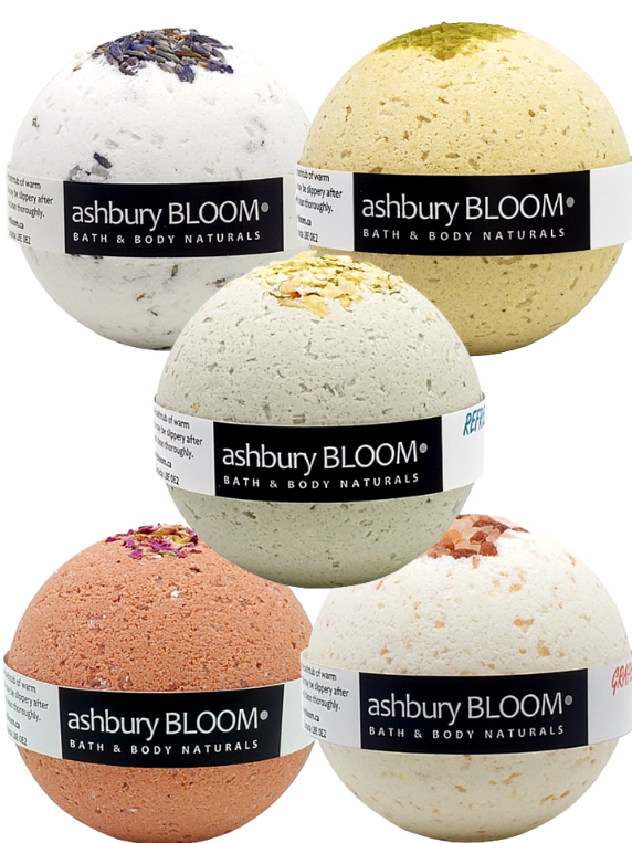 5 Bath Bombs Bundle from ashbury BLOOM